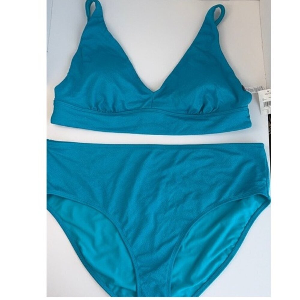 George XXL Teal Bikini 2 Piece Swimsuit Adjustable Strap NWT